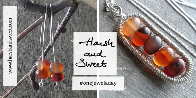 Harsh and Sweet's jewelry part of the One jewel a day project #onejeweladay